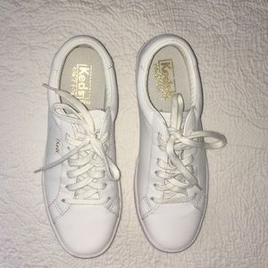 Keds Ortholite white sneakers with white laces
